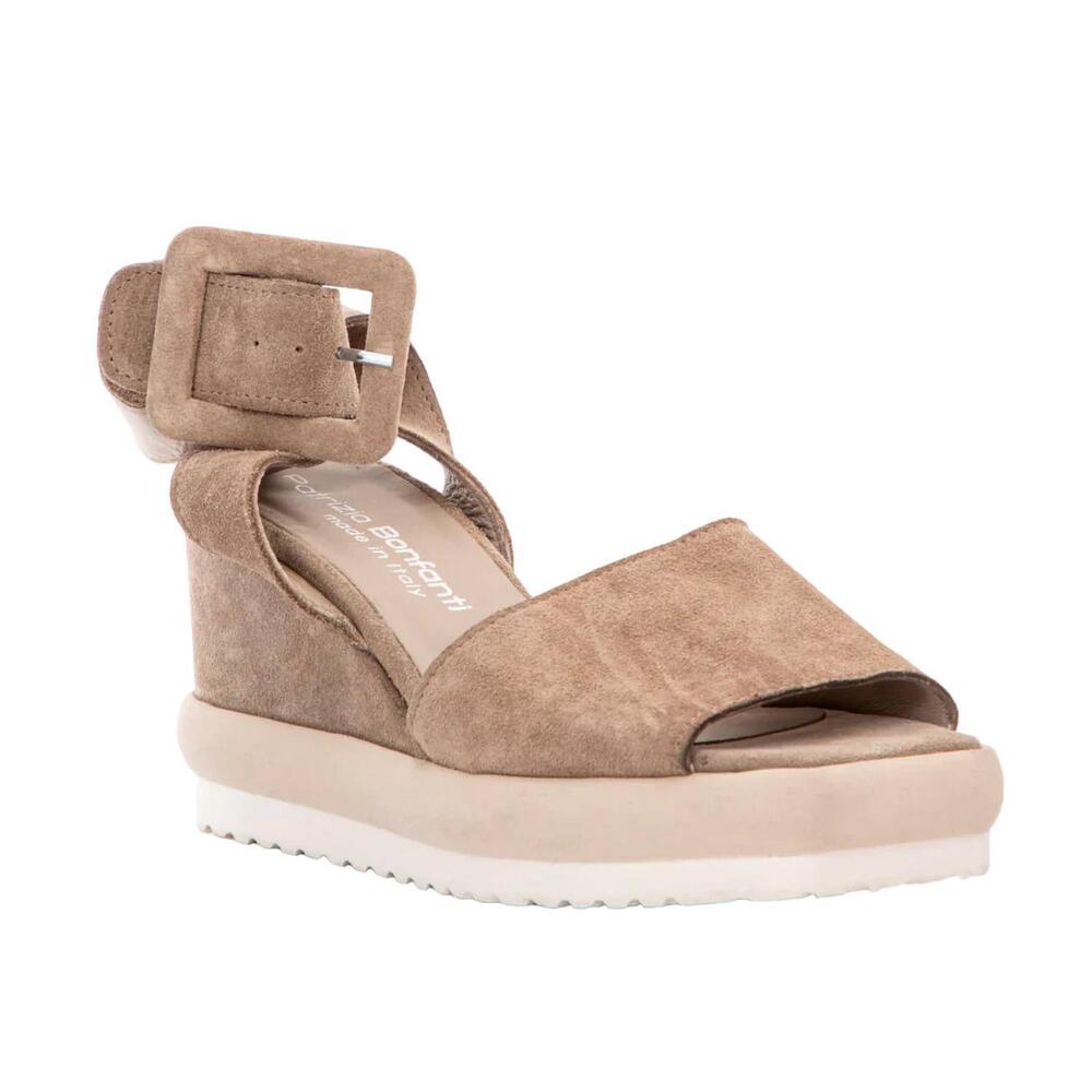 NEW PATRIZIA BONFANTI women's tiara sandal in camasico sabbia